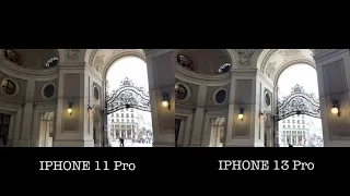 IPHONE 13 PRO vs IPHONE 11 PRO - Video camera test - real world - 13 overexposed???