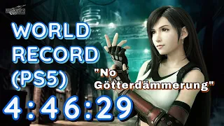 [WR] Final Fantasy 7 Remake (PS5) "No Gotterdammerung" Speedrun In 4:46:29