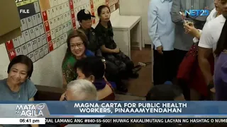 Magna Carta for Public Health Workers, pinaaamyendahan