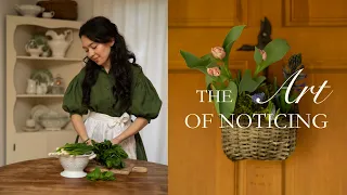 Spring Baking Vlog, Home Decor, Simple & Slow Living in countryside 🌱 The Art of Noticing