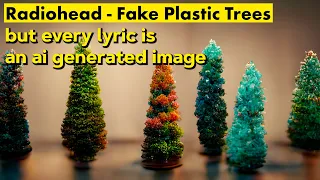 Radiohead - Fake Plastic Trees but every lyric is an AI generated image