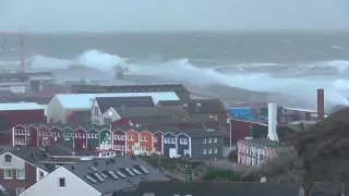 Orkan auf Helgoland - 28. Oktober 2013 - 191 km/h - hurricane - ouragan