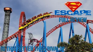 SUPERMAN ESCAPE Full Review & Analysis | Warner Bros. Movie World, Gold Coast, Australia
