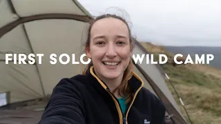 My first time solo wild camping in the Peak District | Hannah Morris