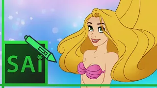 Watch Me Edit - Rapunzel as a Mermaid (Guest Artist)