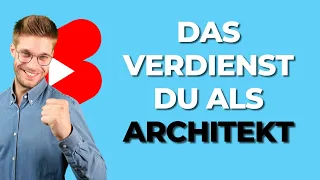 👷🏽DAS verdienst du als Architekt:in!✏️📐 1 Minute Traumjob - Karriereguru #shorts #youtubeshorts