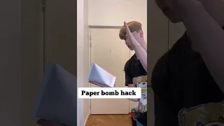 Extreme paper bomb hack 💣 Wait for End