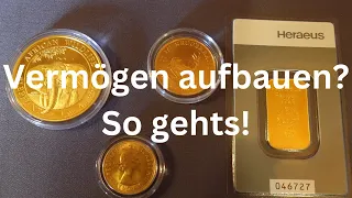 Wie baue ich ein Vermögen auf?