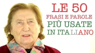 Learn Italian: 50 Italian Phrases For Beginners | 50 Frasi Italiane Per Principianti