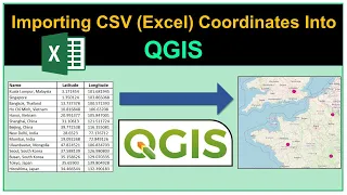 Importing CSV (Excel) Coordinates into QGIS