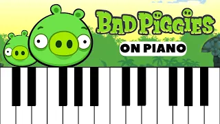 Bad Piggies Theme on piano (LESSON AND TUTORIAL)