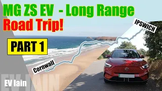 MG ZS 72 kWh EV Long Range - Road Trip!