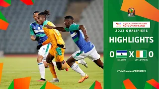Lesotho 🆚 Côte d'Ivoire | Highlights - #TotalEnergiesAFCONQ2023 - MD2 Group H