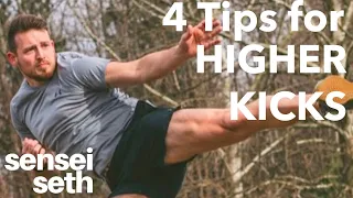4 TIPS for getting HIGHER KICKS: Achieving Head Kicks