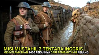 MISI PENYELAMATAN 1600 TENTARA INGGRIS DARI PEMBANT4!4N TENTARA JERMAN || KUPAS FILM PERANG DUNIA 1