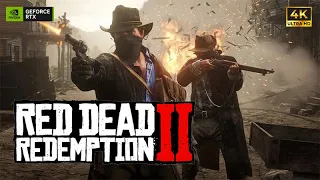 Red Dead Redemption 2 - Mission #82 - The King's Son [Gold Medal] (4K HDR ) Gameplay