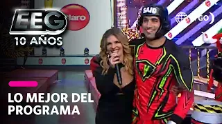 EEG 10 años: Johanna San Miguel celebró con los combatientes (HOY)