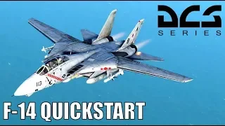 DCS F-14b Startup Tutorial (QUICKSTART) Heatblur Simulations｜Drawyah