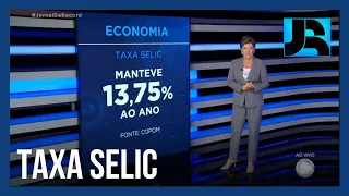 Copom decide manter taxa Selic em 13,75% ao ano