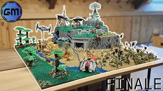 HUGE 80.000 Piece LEGO Star Wars Clone Base MOC?!! -  4K Cinematic Showcase FINALE (300+ Minifigs)
