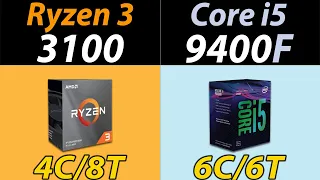 Ryzen 3 3100 Vs. i5-9400F | RTX 3080 and RTX 3060 | 1080p Gaming Benchmarks