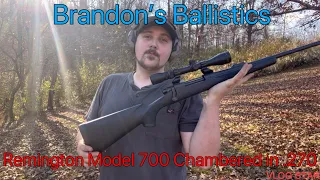 Remington Model 700 Chambered in .270