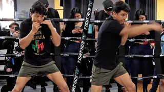 JAIME MUNGUIA REVEALS SURPRISING SPEED! FIRES OFF RIGHT HANDS DURING WORKOUT AHEAD OF NEXT FIGHT