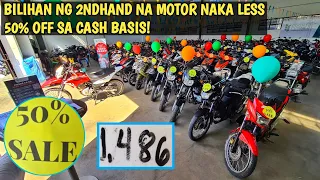 Warehouse ng Secondhand na Motor na naka LESS 50% OFF CASH Ngayong January 2024!