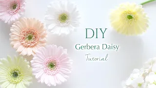 DIY How To Make Clay Gerbera Flower　