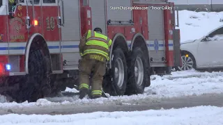 Monument CO Trucks and Cars Stuck During Major Winter Storm 2/3/2024