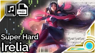 Irelia login theme ('Challenger' ver.) - League of Legends (Synthesia Piano Tutorial)