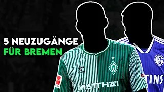 Werder Bremen: 5 Transfers um wieder international spielen zu können!