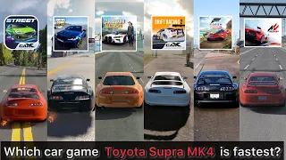 Supra MK4 in CarX Street, Drive Zone Online, Carparking Multiplayer, CarX Drift Racing 2, FH5, AC