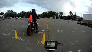 Gymkhana GP 2021 stage 3/Shabalov Anton KTM Duke 390/heat 1