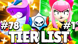 PRO Ranks 78 BRAWLERS from WORST to BEST in RANKED - TIER LIST SEASON 25