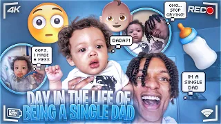 DAY IN THE LIFE OF BEING A SINGLE DAD PT.1👶🏽😅I CAN’T DO THIS ANYMORE😭🍼**SEND HELP**(FUNNY)