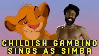 Childish Gambino Donald Glover Singing as Simba in The Lion King (1994)