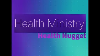 Sarasota SDA Church - Health Ministry - Health Nugget 1