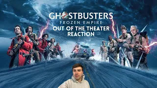 ‘GHOSTBUSTERS: FROZEN EMPIRE’ OUT OF THE THEATER REACTION! #movie #reaction #comedy  #ghostbusters