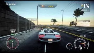 Need For Speed: Rivals Porsche 918 Spyder Fully Upgraded Hot Pursuit Gameplay