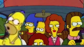 Homer put Sugar do do do tape in Flanders Car