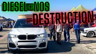 BMW X4 Diesel takes down BMW M3, Audi RS3, and Turbo VW FOX  😈