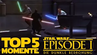 Die 5 BESTEN Momente aus STAR WARS Episode I: Die dunkle Bedrohung | MarcSarpei