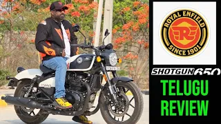 Royal Enfield Shotgun 650 Exclusive Telugu Ride Review | Top Speed Run