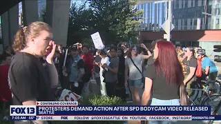 Protesters demand action after SPD bodycam video