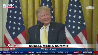 SOCIAL MEDIA SUMMIT: President Trump BLASTS "FAKE NEWS" Content