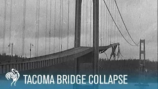 Tacoma Bridge Collapse: The Wobbliest Bridge in the World? (1940) | British Pathé