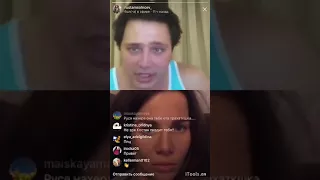 Рустам Солнцев и Саша Гозиас в прямом эфире Instagram 30 03 2018