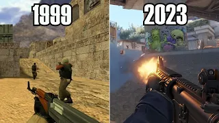 Evolution of Counter Strike (1999-2023)