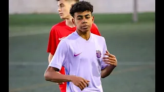 Lamine Yamal vs CE ​Manresa ● FC Barcelona U16 ● Cadet A (13/02/2022)